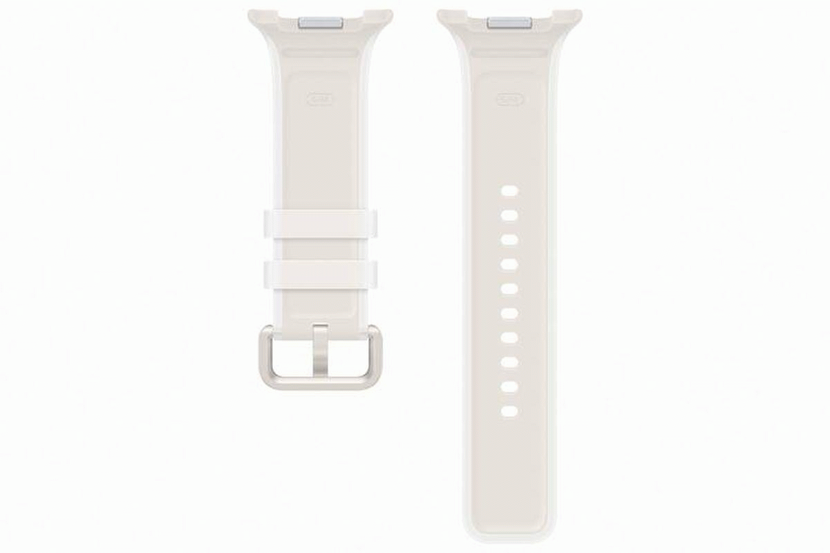 Silikonový řemínek Samsung velikost S/M pro Samsung Galaxy Watch9 ET-SXL34SUEGEU, krémová