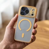 Case for iPhone 17 PRO Aurora compatible with MagSafe orange