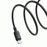Kabel Baseus Silky USB/USB-C 1m 100W, černá