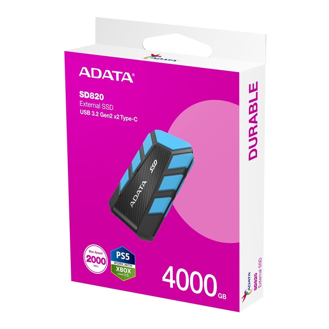 ADATA SD820 /4TB/SSD/ modrá