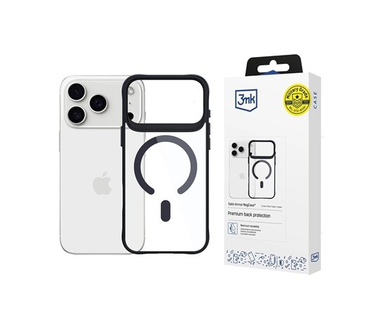 Pouzdro 3mk Just20g MagCase pro Samsung Galaxy S25 Edge, transparentní