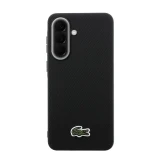 Lacoste Iconic Petit Pique Woven Logo MagSafe Zadní Kryt pro Samsung Galaxy A57 Black