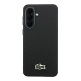 Lacoste Iconic Petit Pique Woven Logo MagSafe Zadní Kryt pro Samsung Galaxy A37 Black