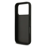 Guess PU Fixed Glitter 4G Metal Logo Zadní Kryt pro iPhone 18 Pro Black