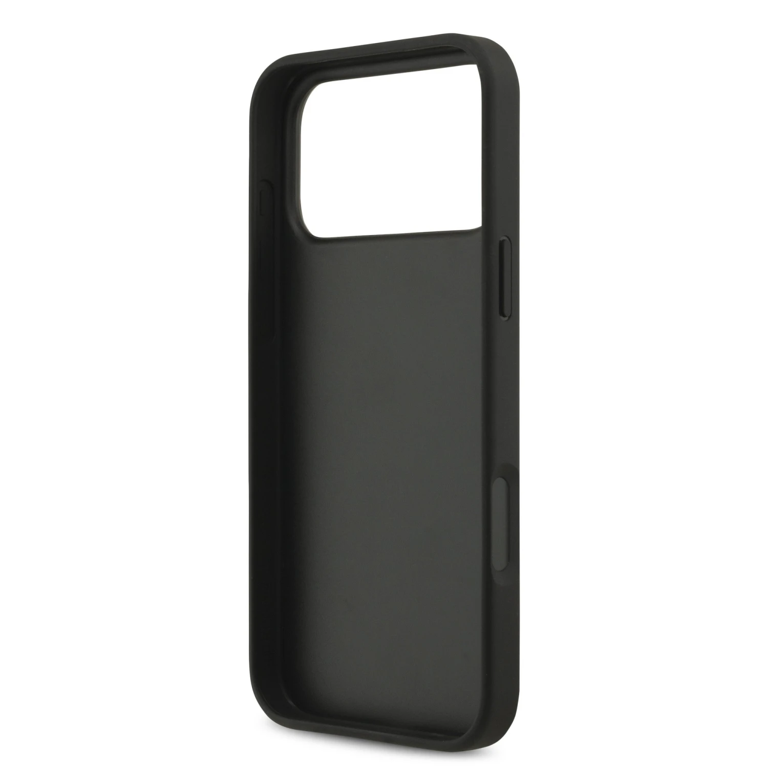 Guess PU 4G Metal Logo Zadní Kryt pro iPhone 18 Pro Max Grey