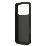 Guess PU 4G Metal Logo Zadní Kryt pro iPhone 18 Pro Grey