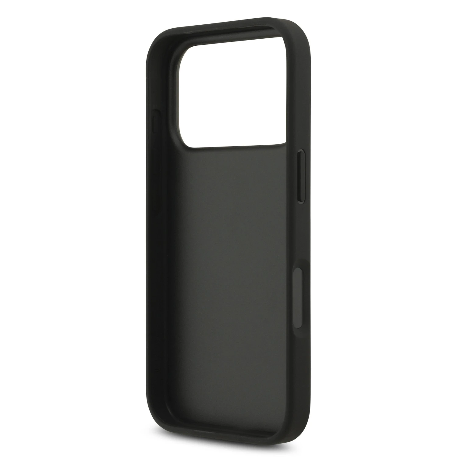 Guess PU 4G Metal Logo Zadní Kryt pro iPhone 18 Pro Grey
