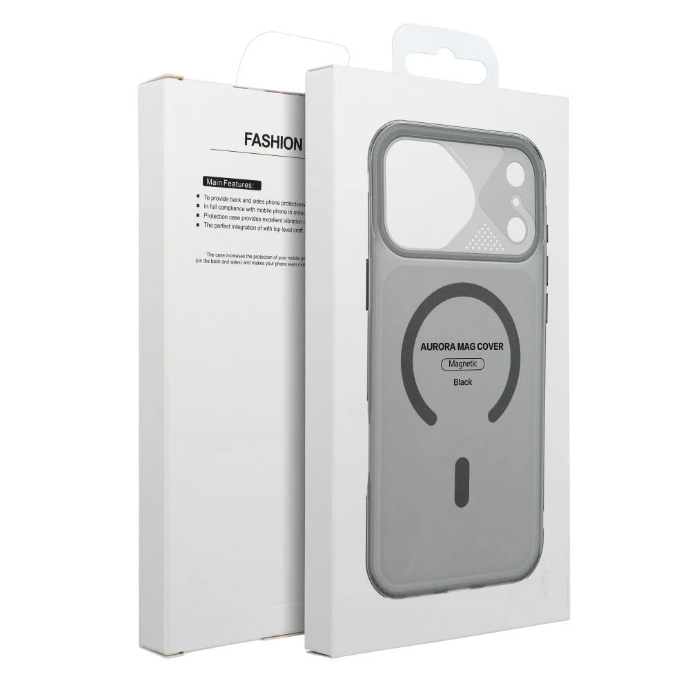 Case for iPhone 17 Aurora compatible with MagSafe black