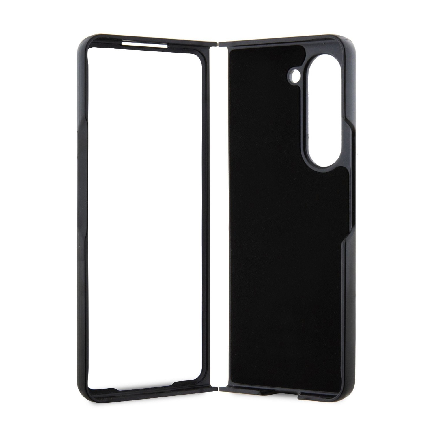 Zadní kryt Karl Lagerfeld PU Saffiano Karl and Choupette pro Samsung Galaxy Z Fold8, černá