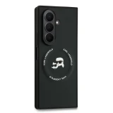 Zadní kryt Karl Lagerfeld PU Karl and Choupette Heads Magnetic pro Samsung Galaxy Z Fold8, černá