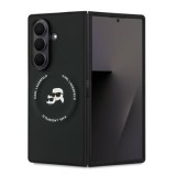 Zadní kryt Karl Lagerfeld PU Karl and Choupette Heads Magnetic pro Samsung Galaxy Z Fold8, černá