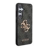 Zadní kryt Guess PU 4G Metal Logo pro Samsung Galaxy Z Fold8 Ultra, šedá
