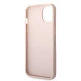 Zadní kryt Guess PU 4G Metal Logo pro Samsung Galaxy Z Fold8, růžová