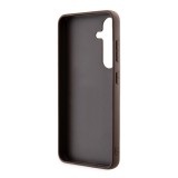 Zadní kryt Guess PU 4G Metal Logo pro Samsung Galaxy Z Fold8, hnědá