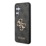 Zadní kryt Guess PU 4G Metal Logo pro Samsung Galaxy Z Fold8, šedá