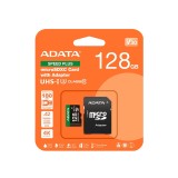 Adata Speed Plus /MicroSD/128GB/UHS-I U3/Class 10/ + Adaptér