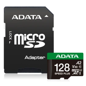 Adata Speed Plus /MicroSD/128GB/UHS-I U3/Class 10/ + Adaptér