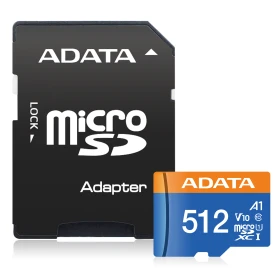 Adata /microSDXC/512GB/UHS-I U1 / Class 10/+ Adaptér
