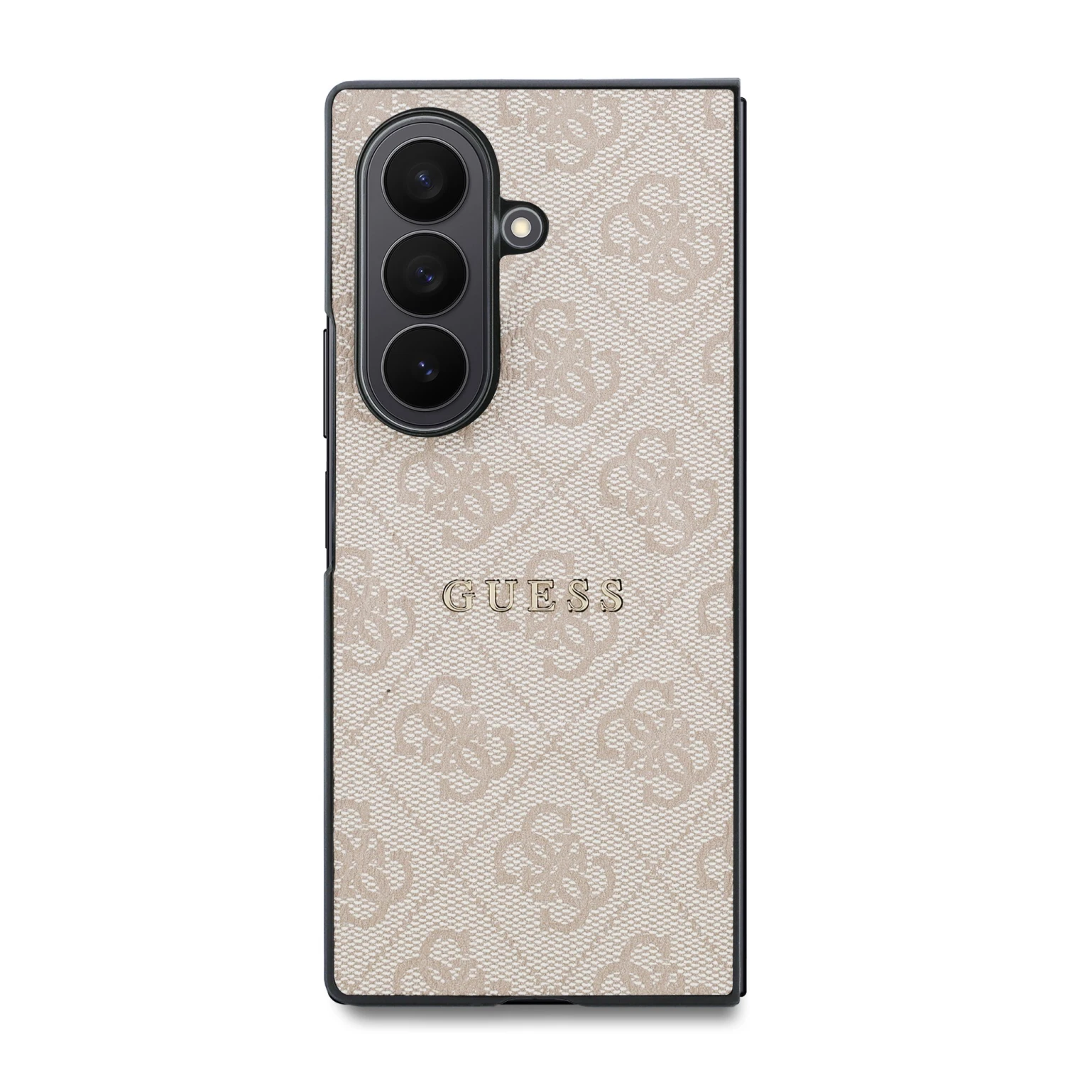 Guess PU Leather 4G Magnetic Zadní Kryt pro Samsung Galaxy Z Fold 8 Ultra Pink