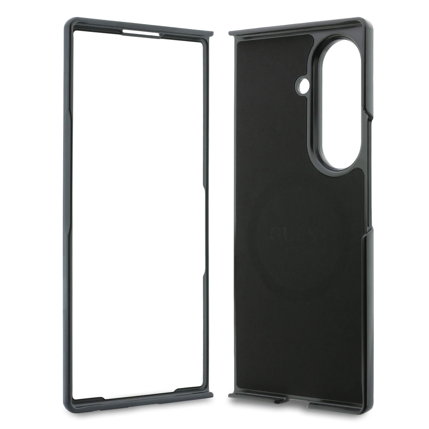 Guess PU Leather 4G Magnetic Zadní Kryt pro Samsung Galaxy Z Fold 8 Ultra Black