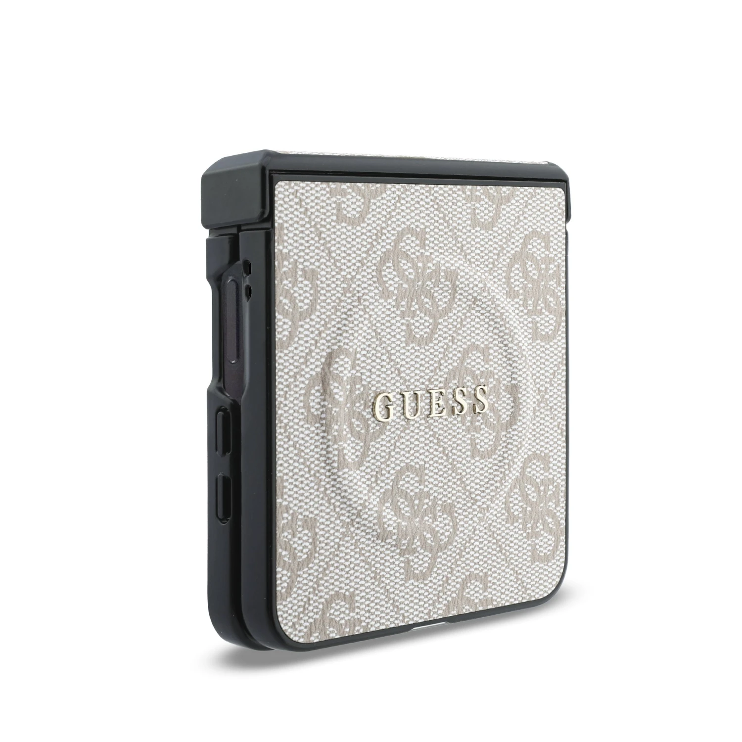 Guess PU Leather 4G Magnetic Zadní Kryt pro Samsung Galaxy Z Flip 8 Pink
