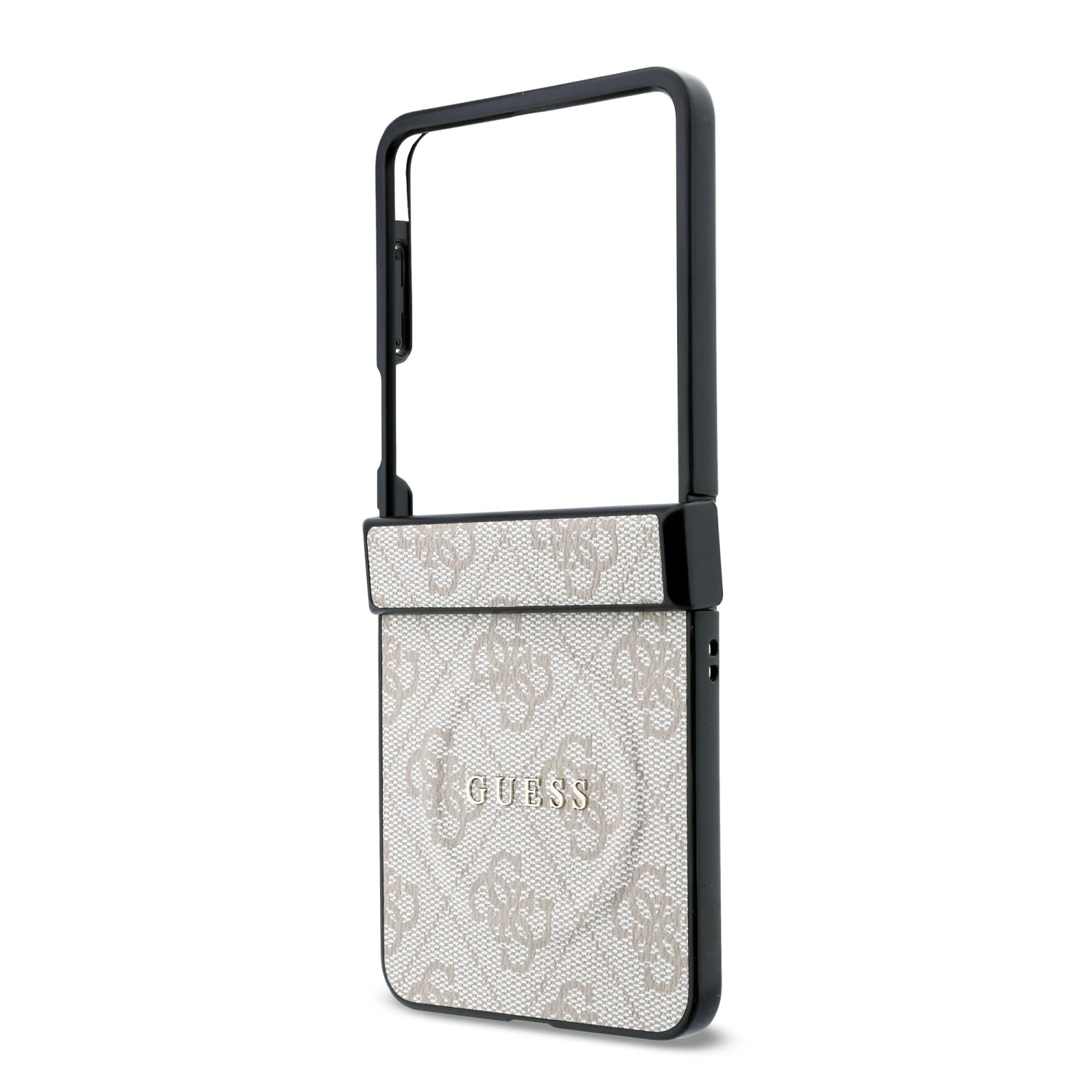 Guess PU Leather 4G Magnetic Zadní Kryt pro Samsung Galaxy Z Flip 8 Pink
