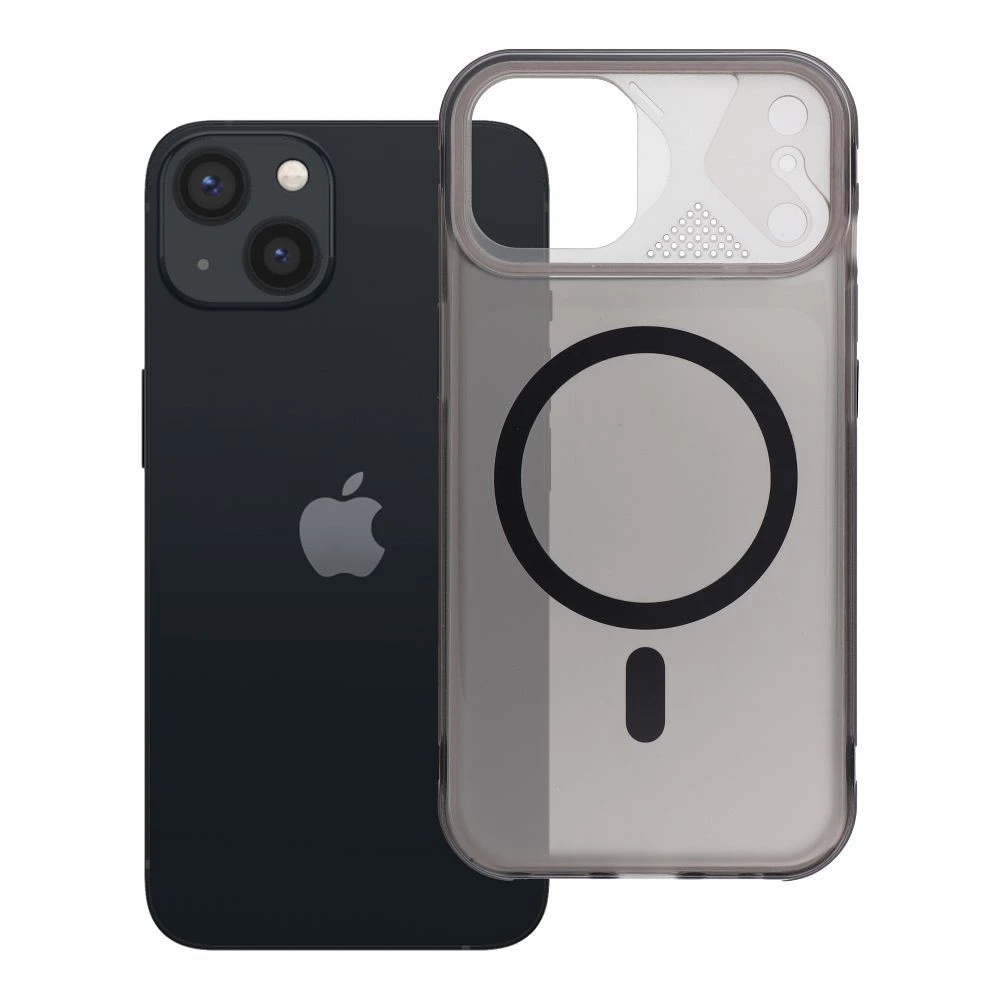 Case for iPhone 13 Aurora compatible with MagSafe black