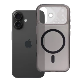 Zadní kryt Aurora compatible with MagSafe pro Apple iPhone 16, černá