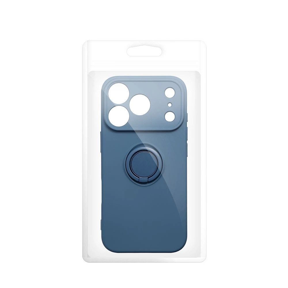 Case for iPhone 17 Pro / 18 Pro Silicone Ring dark blue