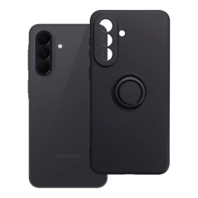 Zadní kryt SILICONE RING Case pro Samsung Galaxy A37 5G, černá