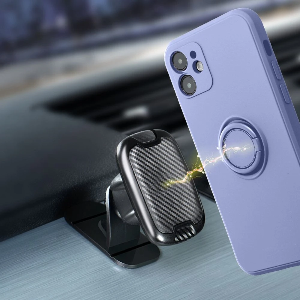 Case for Samsung A37 5G Silicone Ring violet