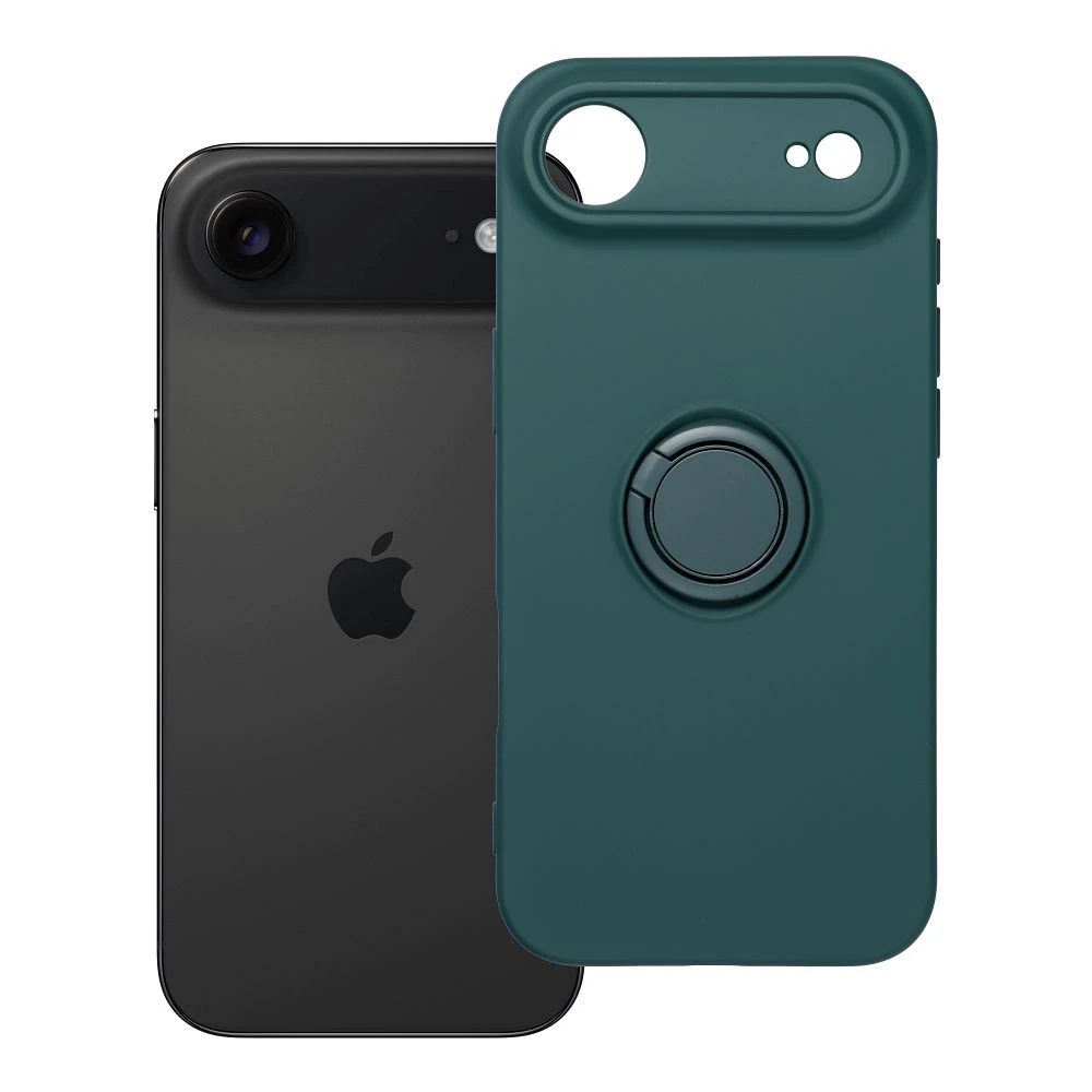 Case for iPhone 17 AIR Silicone Ring green