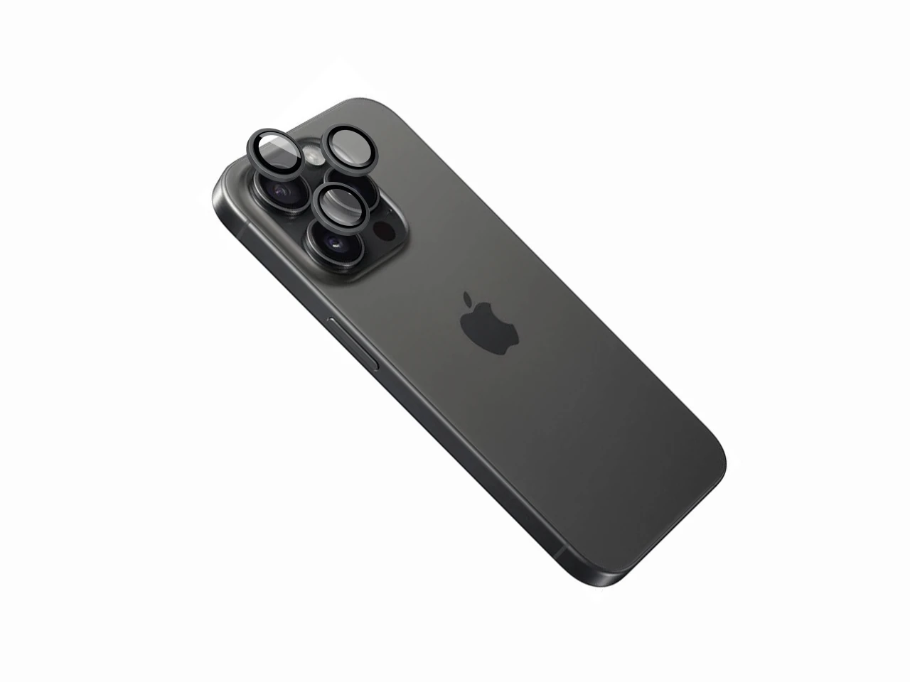 Ochranná skla čoček fotoaparátů FIXED Camera Glass pro Samsung Galaxy Z Flip8, černá