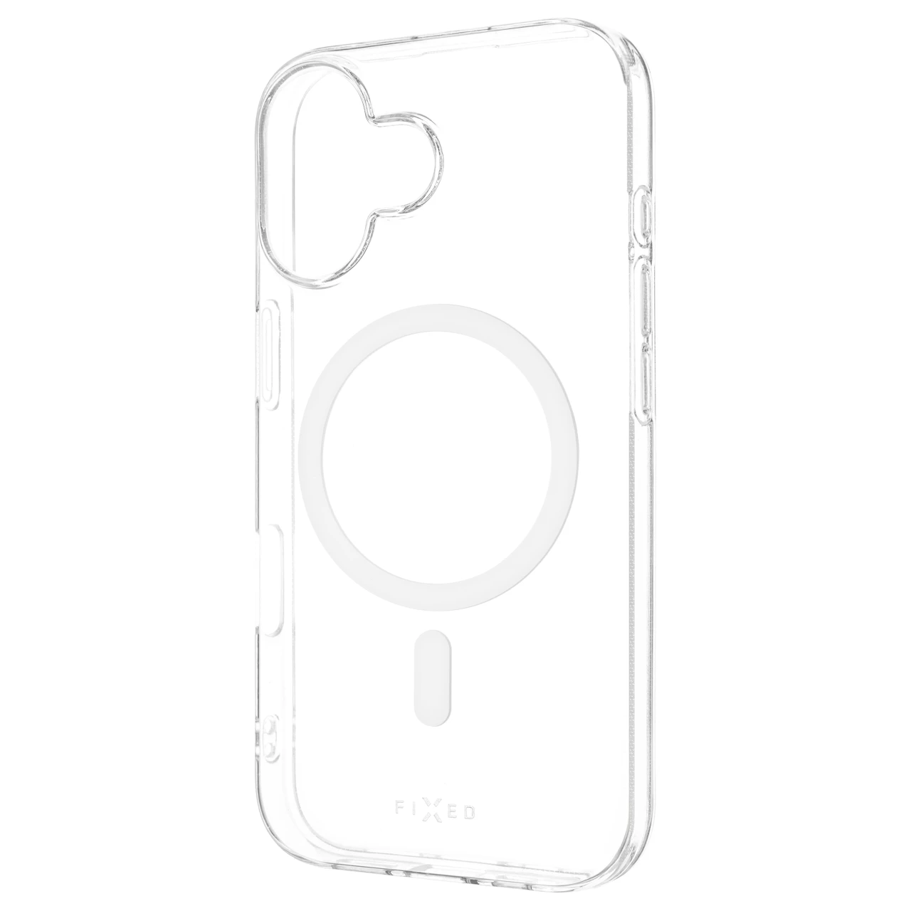 TPU gelový kryt FIXED MagStory AntiUV s podporou MagSafe pro Apple iPhone 17, čirý