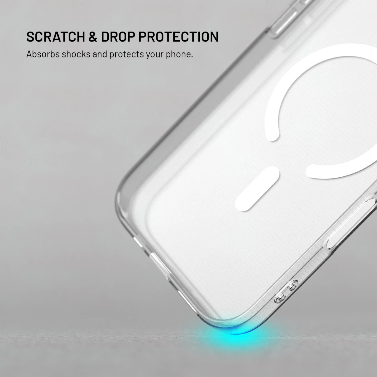 TPU gelový kryt FIXED MagStory AntiUV s podporou MagSafe pro Apple iPhone 16 Pro, čirý