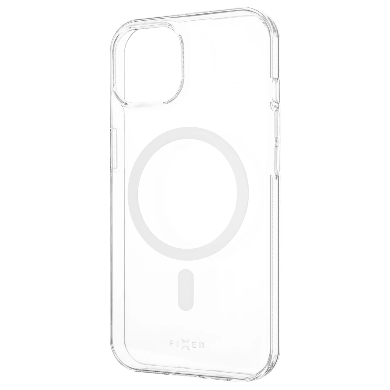 TPU gelový kryt FIXED MagStory AntiUV s podporou MagSafe pro Apple iPhone 15, čirý