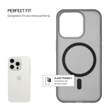 TPU gelový kryt FIXED MagStory s podporou MagSafe pro Apple iPhone 15 Pro, kouřový