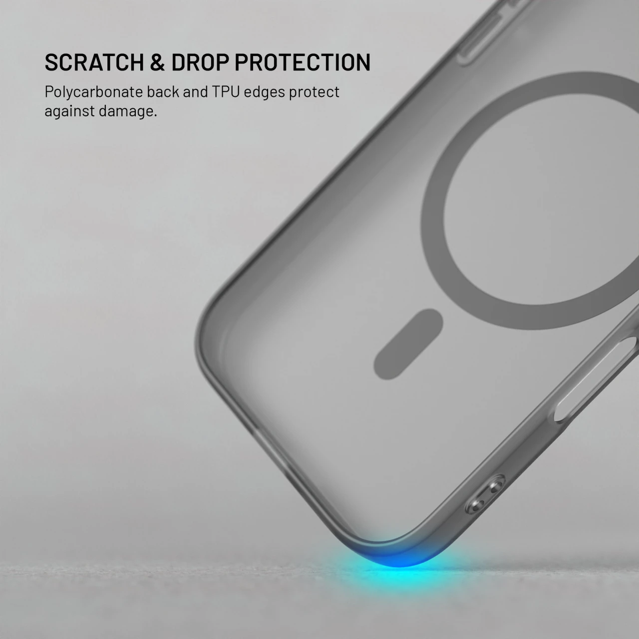 TPU gelový kryt FIXED MagStory s podporou MagSafe pro Apple iPhone 15 Pro, kouřový