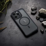 Case for iPhone 17 Pro Max / 18 Pro Max Full Matte Mag Cover compatible with MagSafe black