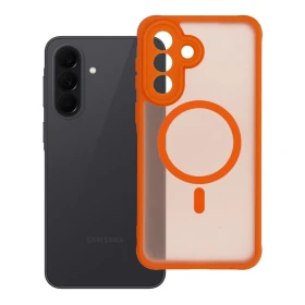 Zadní kryt FULL MATTE MAG COVER case compatible with MagSafe pro Samsung Galaxy A37, oranžová