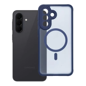 Zadní kryt FULL MATTE MAG COVER case compatible with MagSafe pro Samsung Galaxy A37, modrá