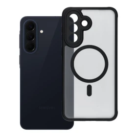 Zadní kryt FULL MATTE MAG COVER case compatible with MagSafe pro Samsung Galaxy A57, černá
