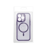 Case for iPhone 15 PRO Full Matte Mag Cover compatible with MagSafe purple