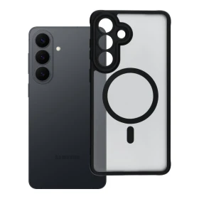 Zadní kryt FULL MATTE MAG COVER case compatible with MagSafe pro Samsung Galaxy S26+, černá