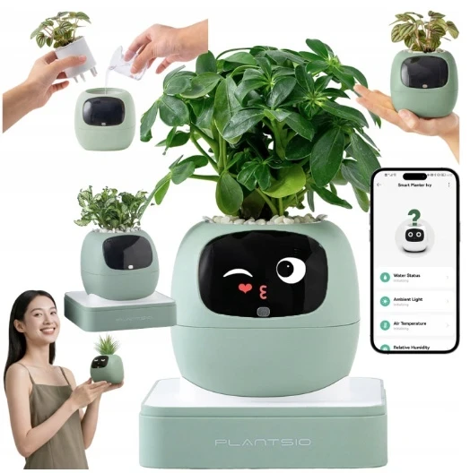 Inteligentní květináč PLANTSIO IVY gen 2 zelená
