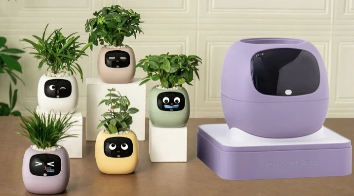 Inteligentní květináč PLANTSIO IVY gen 2 fialová