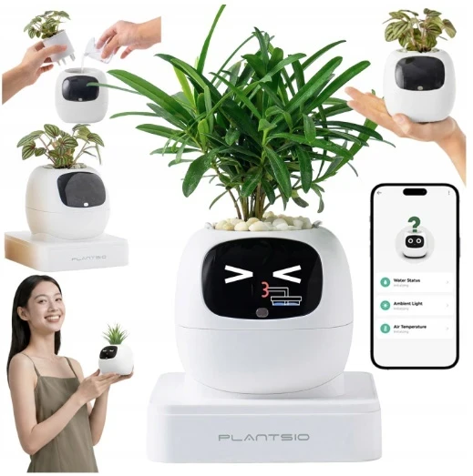 Inteligentní květináč PLANTSIO IVY gen 2 bílá