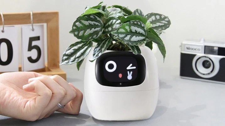 Inteligentní květináč Plantsio IVY bílá