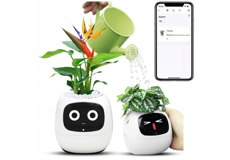 Inteligentní květináč Plantsio IVY bílá