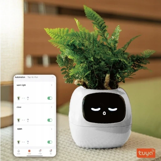 Inteligentní květináč Plantsio IVY bílá